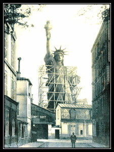 statue of liberty construction