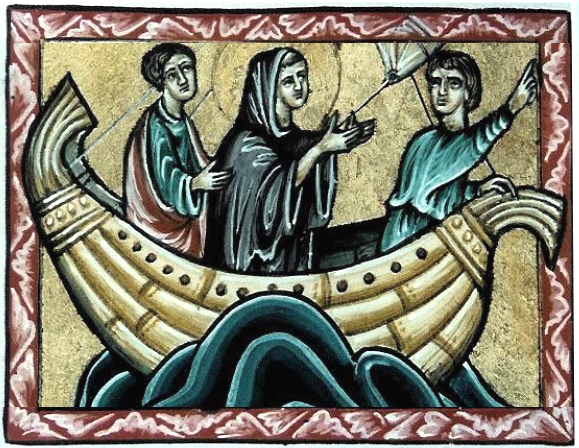 Saints in Boat
