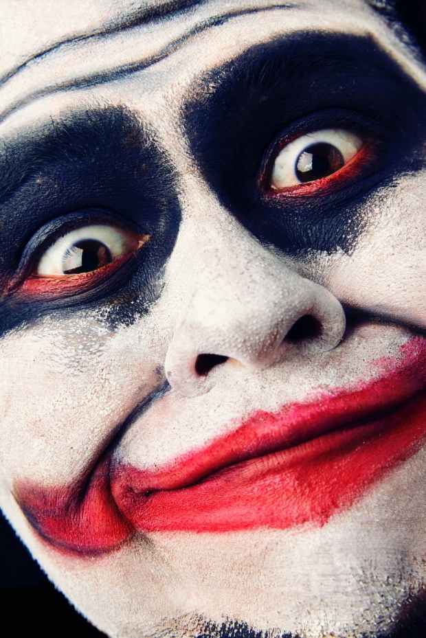 close up photo of a clown