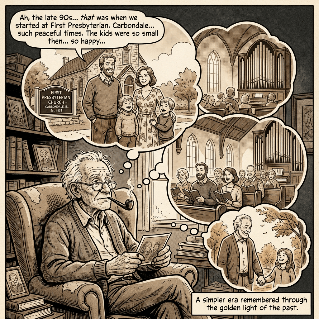 Old man recalls family church memories